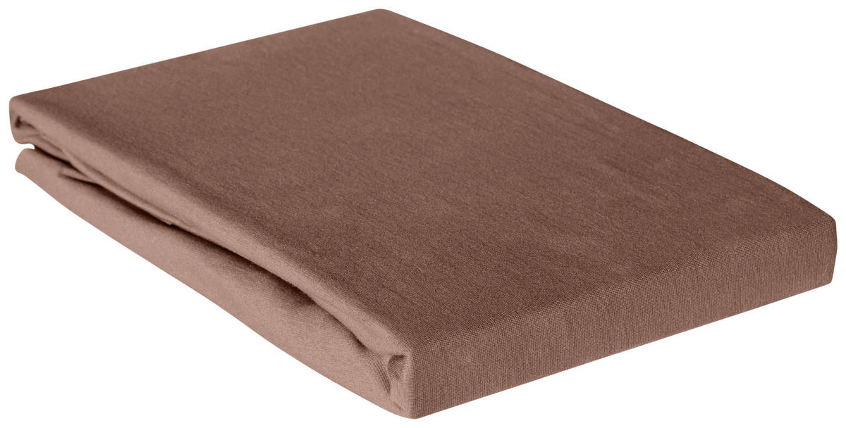 POSTEĽNÁ PLACHTA, svetlohnedá, 90/200 cm - svetlohnedá, Basics, textil (90/200cm) - Novel