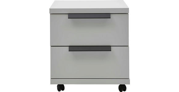 ROLLCONTAINER - Graphitfarben/Schwarz, KONVENTIONELL, Holzwerkstoff/Kunststoff (48/52/42cm) - Voleo