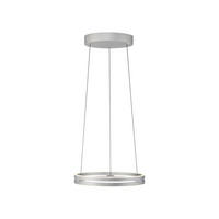 LED-PENDELLEUCHTE Pure E-Loop 50/50/350 cm   - Grau, Design, Metall (50/50/350cm) - Neuhaus PURE