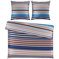 BETTWÄSCHE Arai Satin 200/200 cm  - Blau, Basics, Textil (200/200cm) - Novel