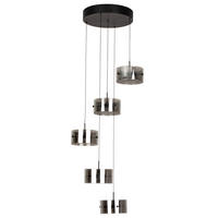 LED-HÄNGELEUCHTE 43/150 cm  - Schwarz, Design, Glas/Kunststoff (43/150cm) - Novel