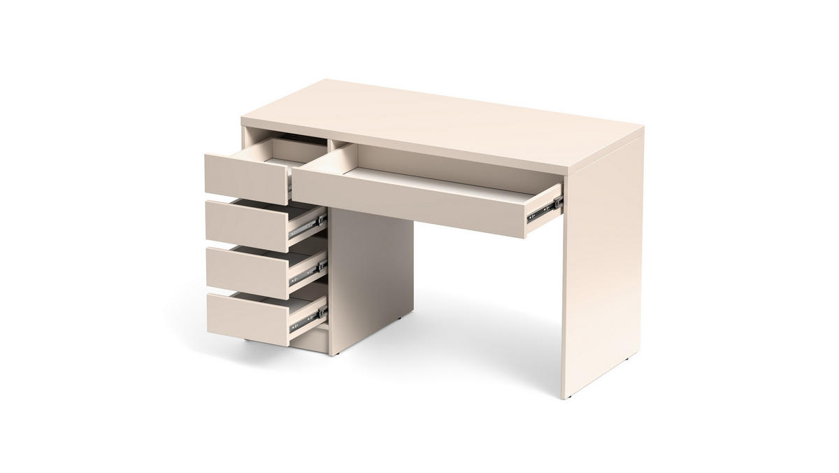 SCHREIBTISCH 120/55/77,6 cm Kaschmir  - Kaschmir, MODERN, Holzwerkstoff (120/55/77,6cm) - Livetastic