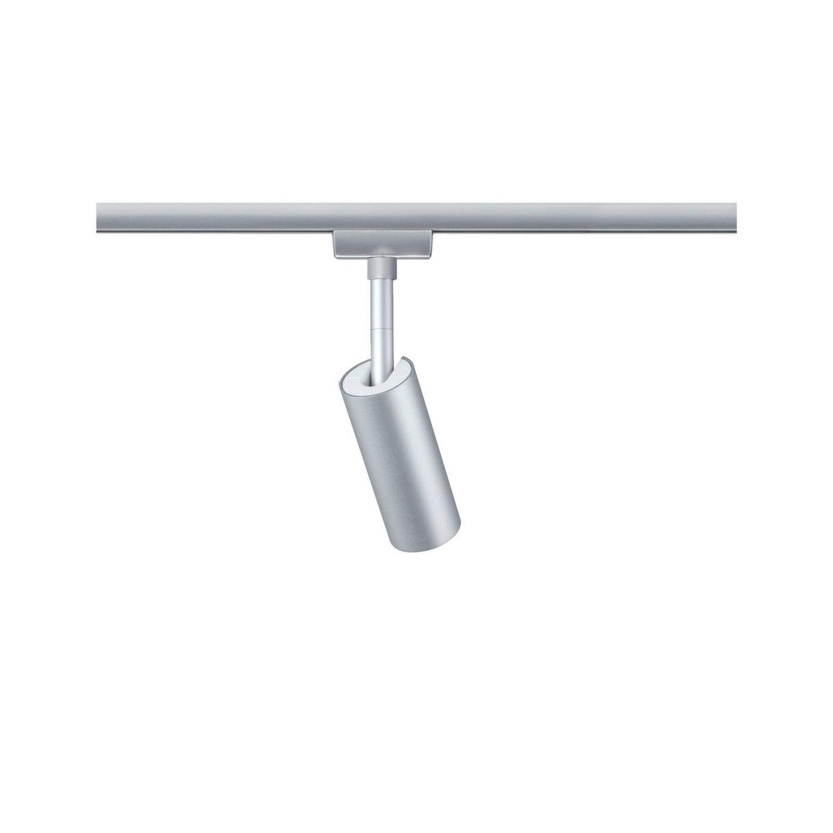 SCHIENENSYSTEM-STRAHLER - Chromfarben, Basics, Kunststoff/Metall (4,3/18,8cm) - Paulmann