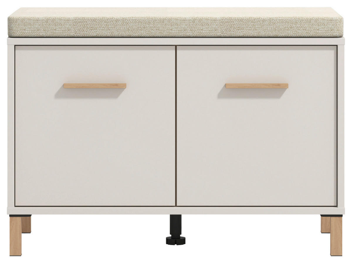 GARDEROBE 5-teilig  in 220/192,5/40 cm  - Kaschmir/Eiche Artisan, Basics, Glas/Holzwerkstoff (220/192,5/40cm) - Carryhome