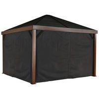 PAVILLON-SEITENTEIL   - Dunkelgrau/Anthrazit, Basics, Textil