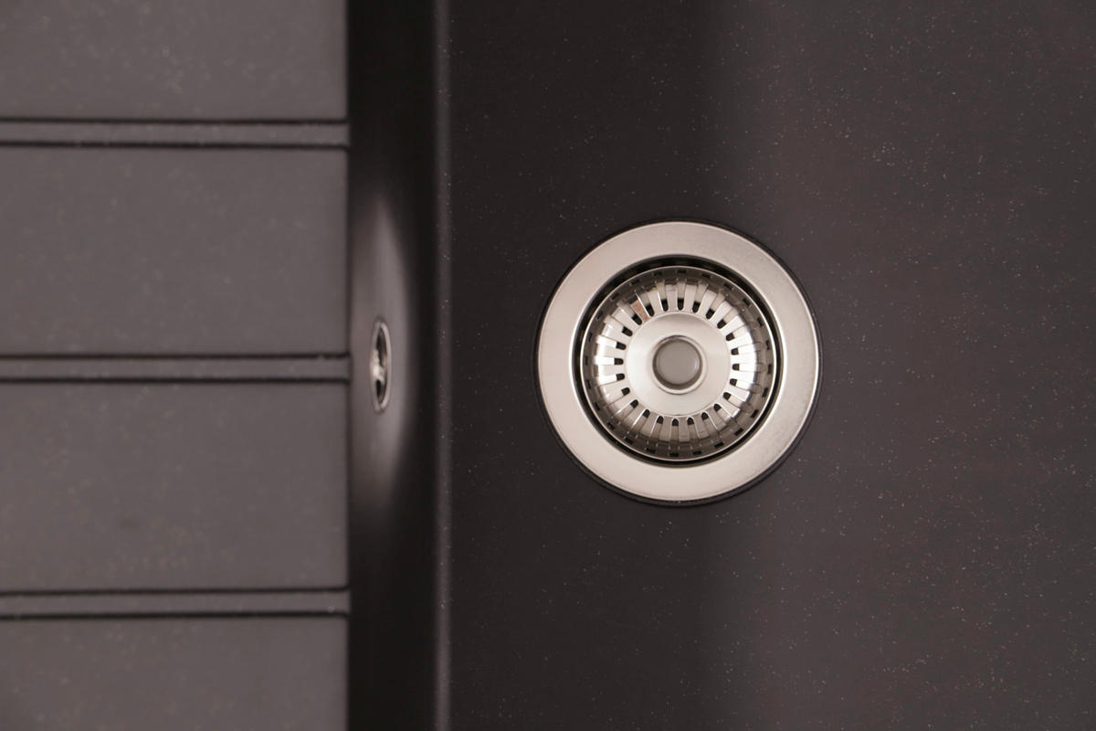 SPÜLE HOUSTON100X501BS  - Schwarz, Trend, Glas/Kunststoff (100/21/50cm) - Respekta