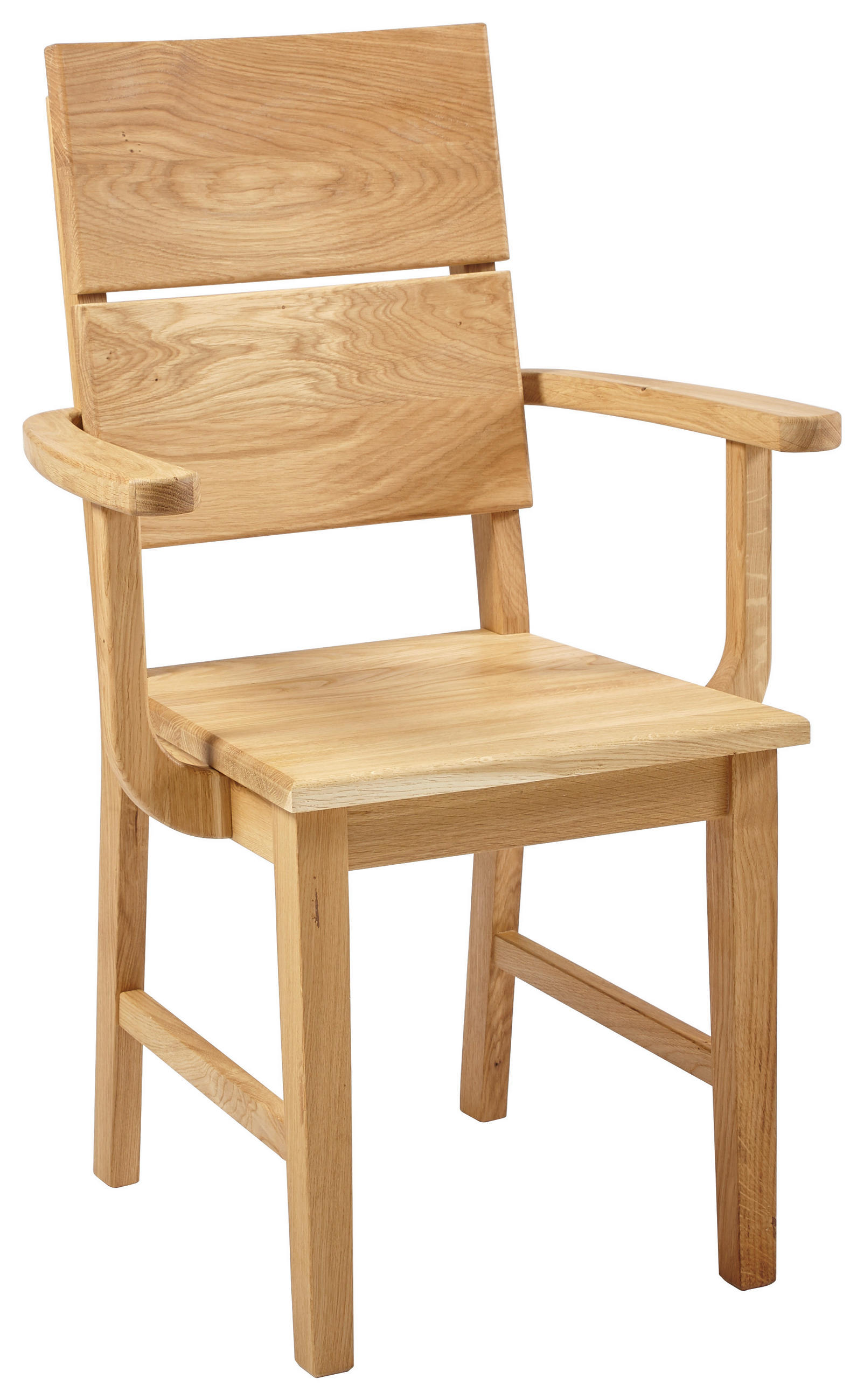 STOLICA SA RUKONASLONOM - boja hrasta, Prirodno, drvo (52/95/58cm) - Linea Natura