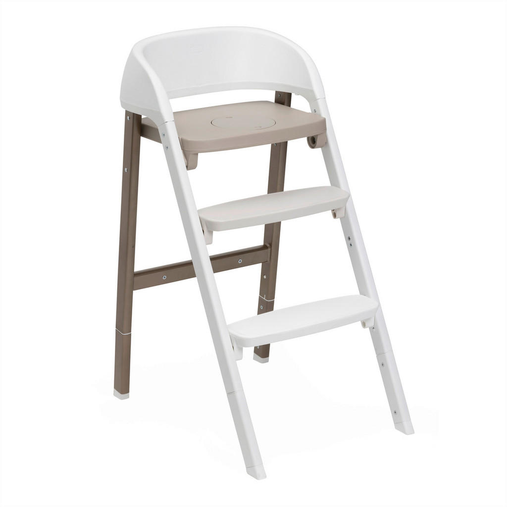 Thumbnail - Chicco Hochstuhl Crescendo UP, Braun, Beige, Metall, Kunststoff, 45x85x102 cm, Fußstütze verstellbar, Essbrett abnehmbar...