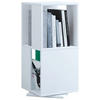 DREHREGAL  34/74/34 cm Weiss  - Weiss, Basics, Holzwerkstoff (34/74/34cm) - MID.YOU