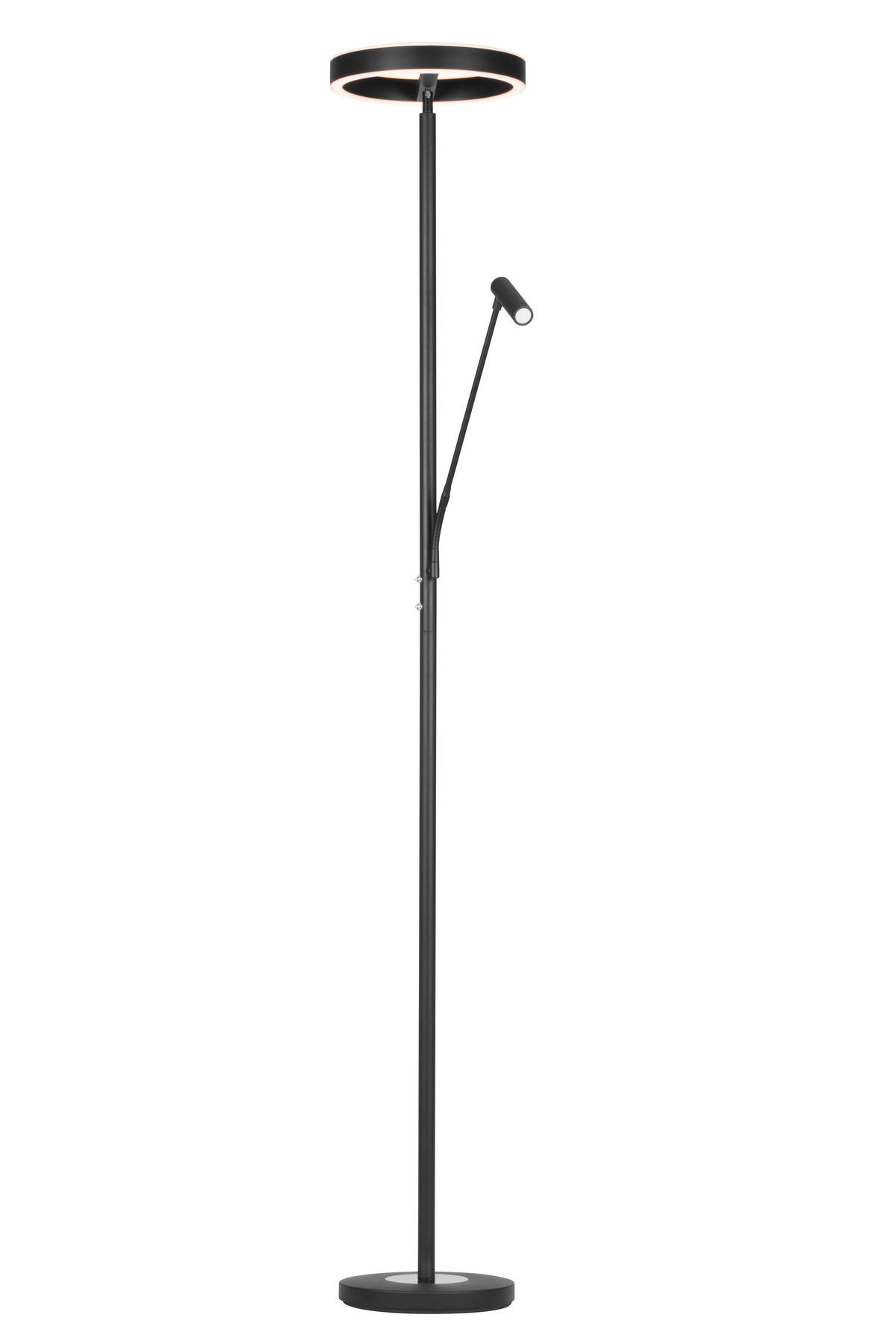 LED-DECKENFLUTER 28/180 cm    - Schwarz/Weiß, Design, Kunststoff/Metall (28/180cm) - Novel
