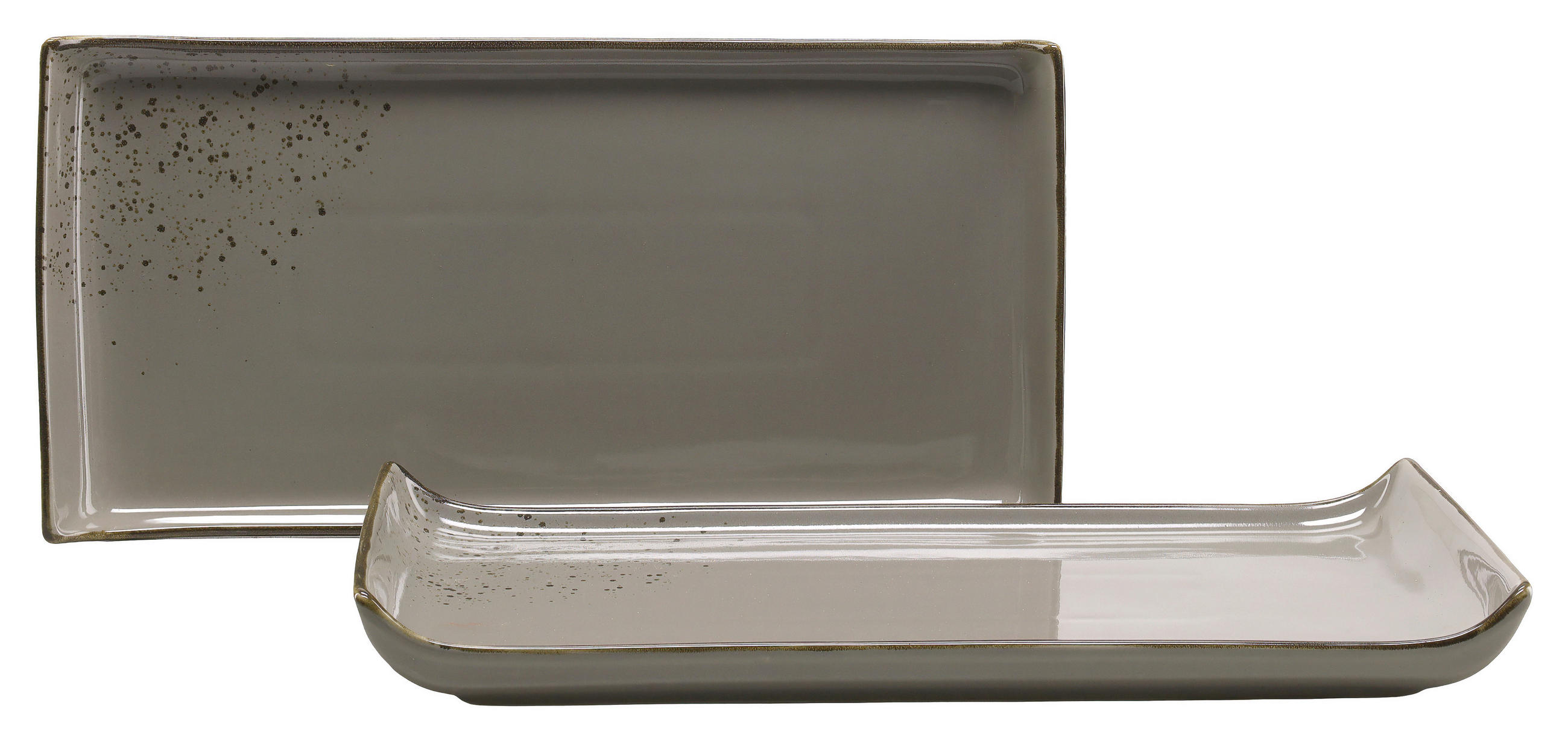 KÍNÁLÓTÁL SZETT - szürke, Trend, kerámia (16,5/33cm) - Creatable