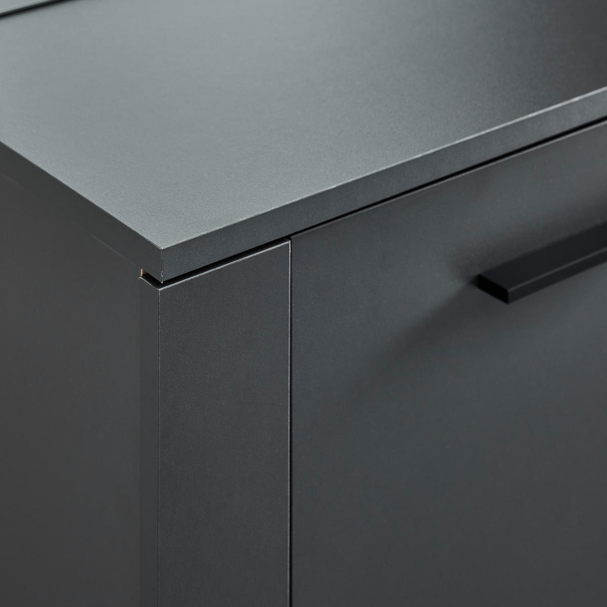 GARDEROBE 4-teilig  in 150/190/32 cm  - Anthrazit/Eiche Artisan, Design, Glas/Holzwerkstoff (150/190/32cm) - MID.YOU