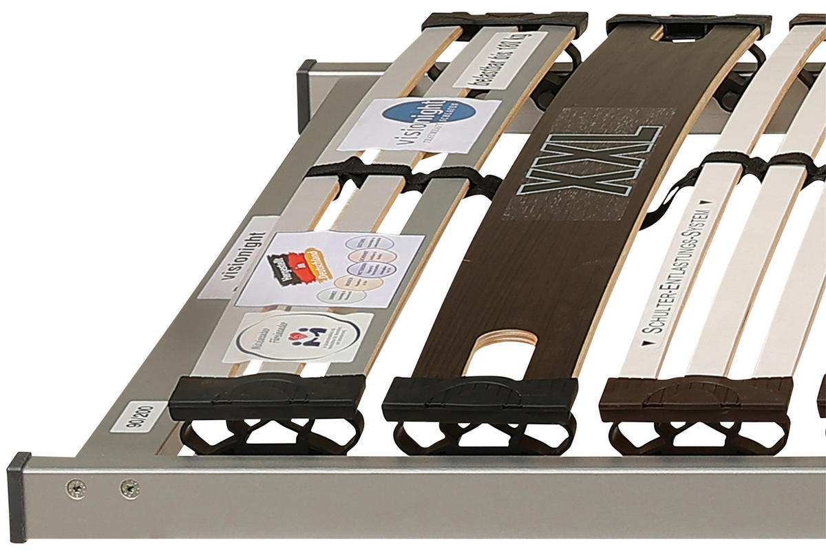 LATTENROST 120/200 cm  - Beige/Braun, Basics, Holz/Kunststoff (120/200cm) - Visionight