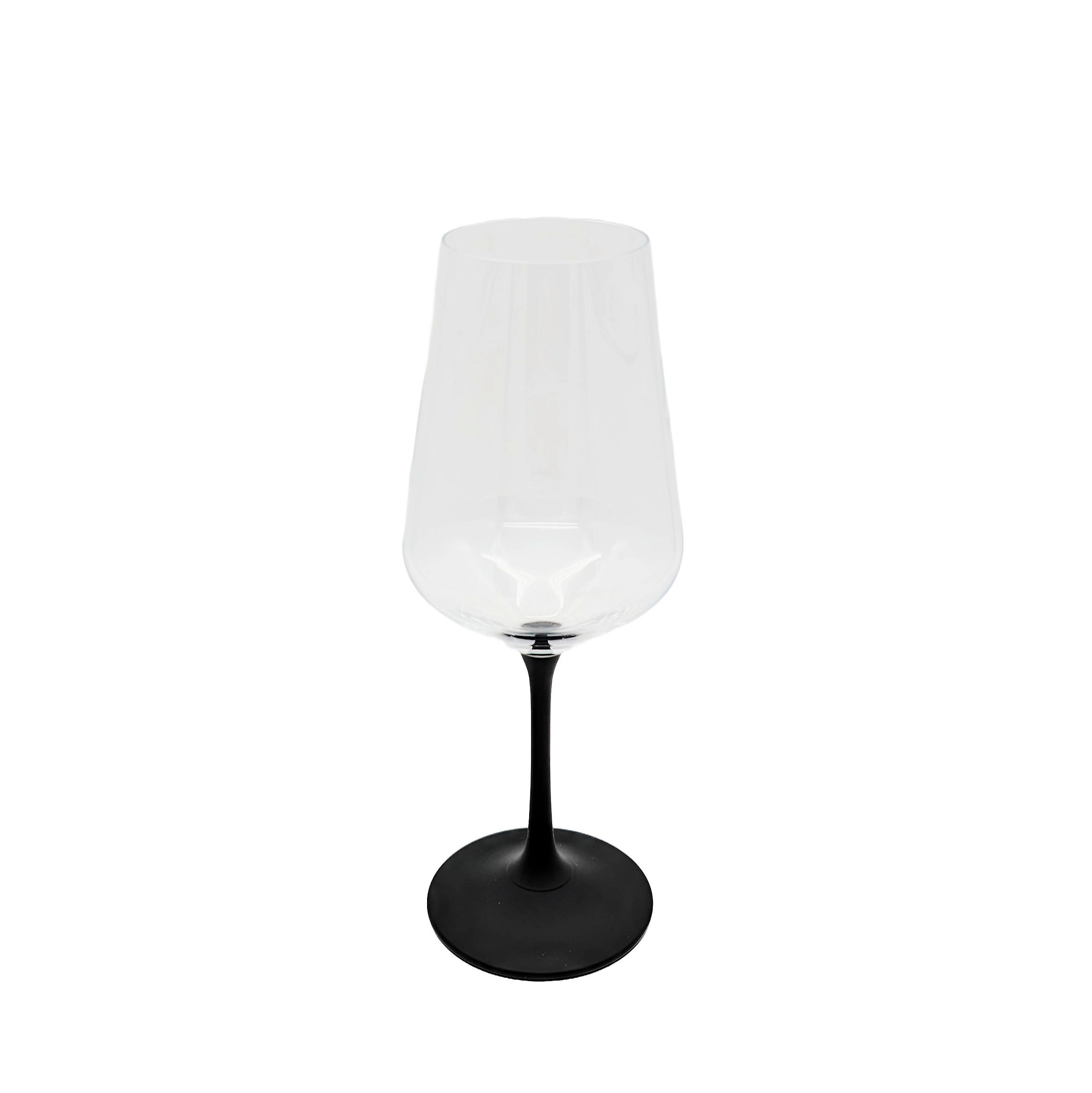 KOZAREC ZA VINO  Sandra Nero 350 ml - črna/prozorno, Basics, steklo (350ml) - Bohemia