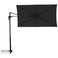 AMPELSCHIRM ca. 240x135 cm  - Anthrazit/Schwarz, Basics, Textil/Metall (240/135cm) - Doppler