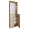 SCHUHSCHRANK Lona 70/220/40 cm  - Silberfarben/Schwarz, Design, Holzwerkstoff/Kunststoff (70/220/40cm) - MID.YOU