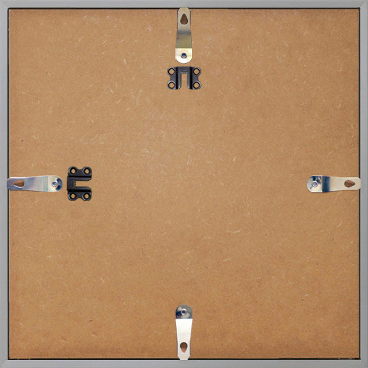 BILDERRAHMEN - Silberfarben, Basics, Papier/Holzwerkstoff (30/30/1,8cm)