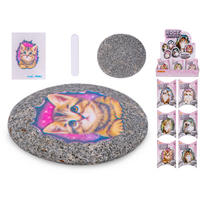 HRACIA FIGÚRKA - viacfarebná, Basics, kameň (6,5/9,5/2,5cm)