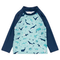 BADESHIRT Ocean Friends  - Dunkelblau/Hellblau, Basics, Textil (86/92null) - Patinio
