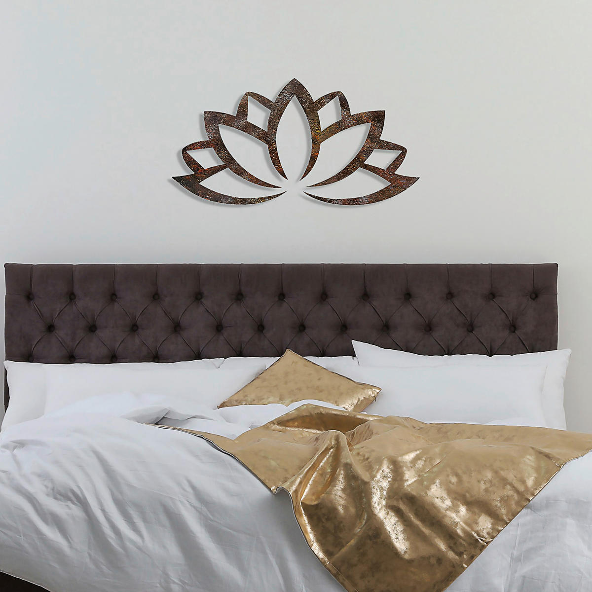 METALLBILD  - Bronzefarben, Basics, Metall (35/60cm)