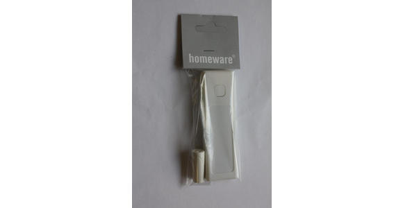 SCHNURBESCHWERER  - Weiß, Basics, Kunststoff (6,5/18,5/1,6cm) - Homeware