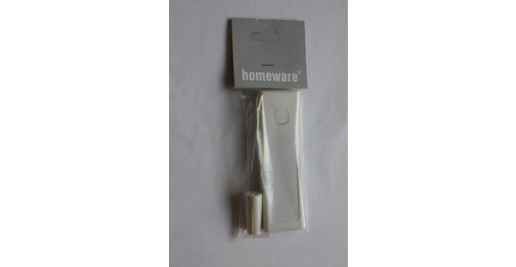 SCHNURBESCHWERER - Weiß, Basics, Kunststoff (6,5/18,5/1,6cm) - Homeware