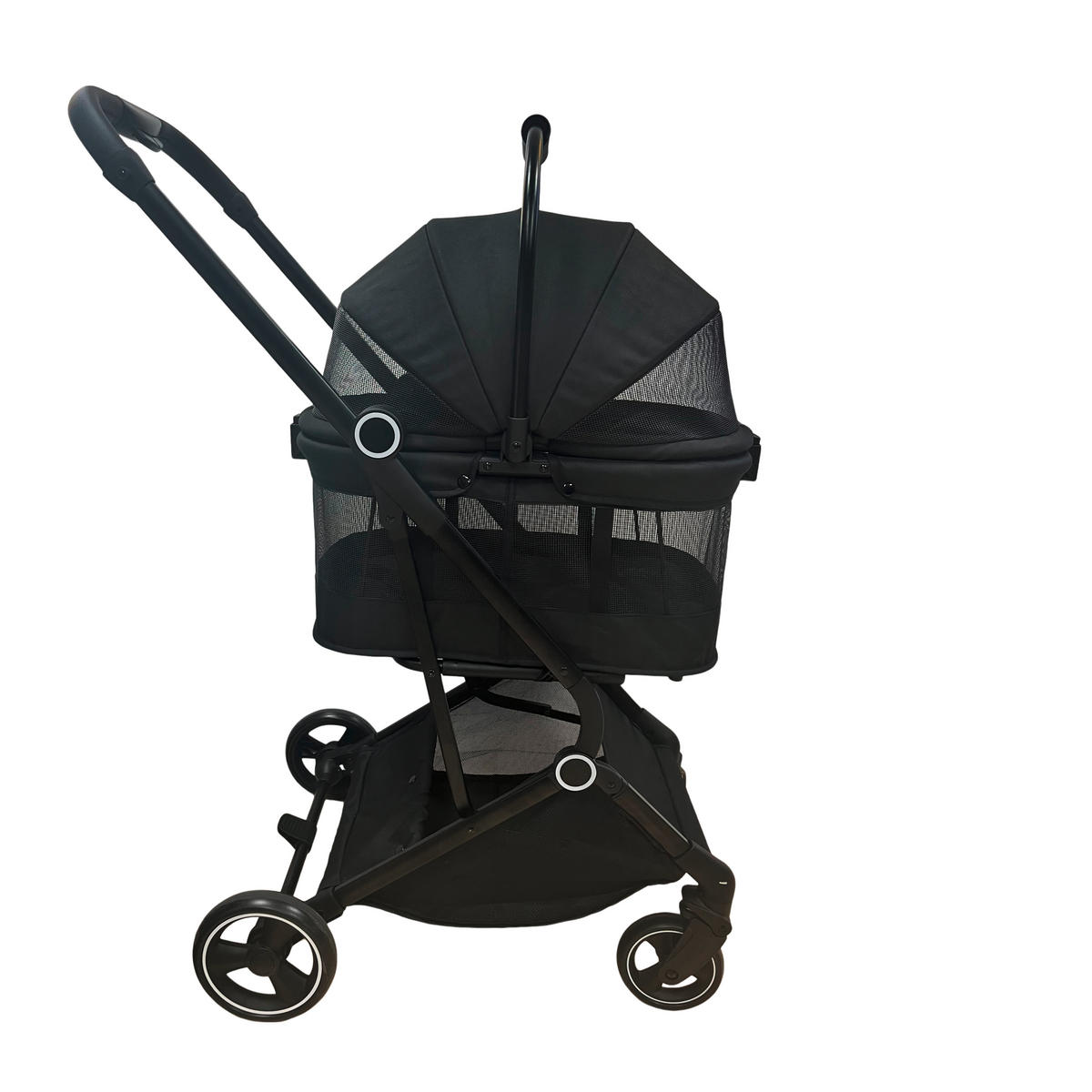 HUNDE-BUGGY Pets  - Schwarz, Basics, Kunststoff/Textil (84.5/50.5/103cm)