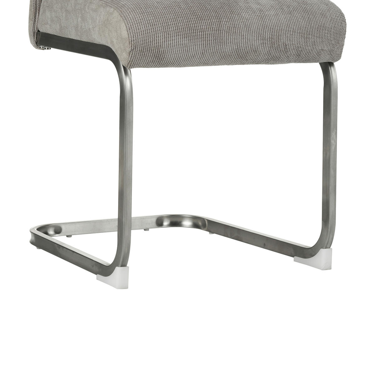 NIHAJNI STOL, kovina, tekstil bež  - barve kroma/bež, Design, kovina/tekstil (44/96/59cm) - Xora