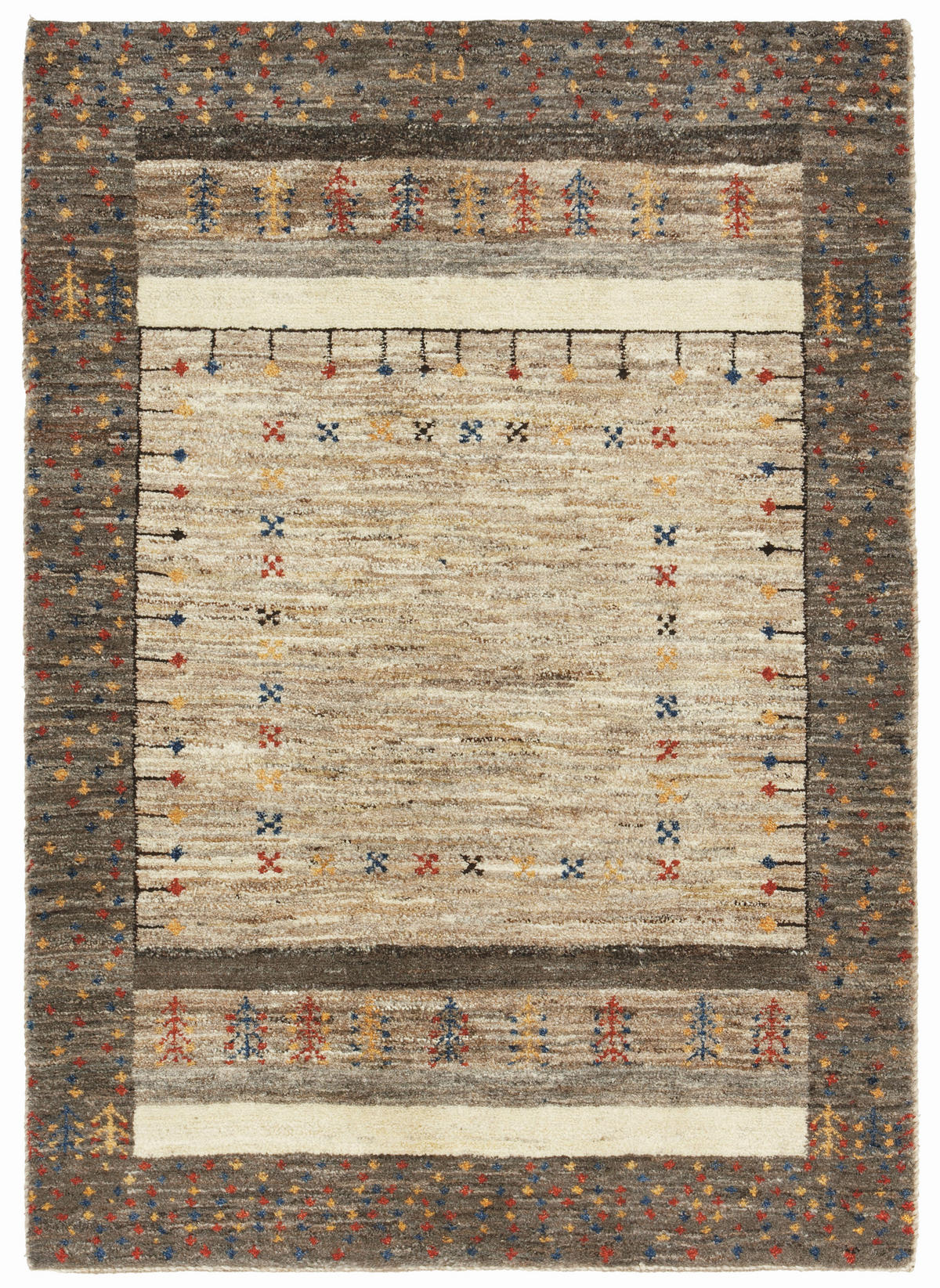 ORIENTTEPPICH 90/160 cm Irgendwo Nirgendwo Beige  - Beige, LIFESTYLE, Textil (90/160cm) - Cazaris