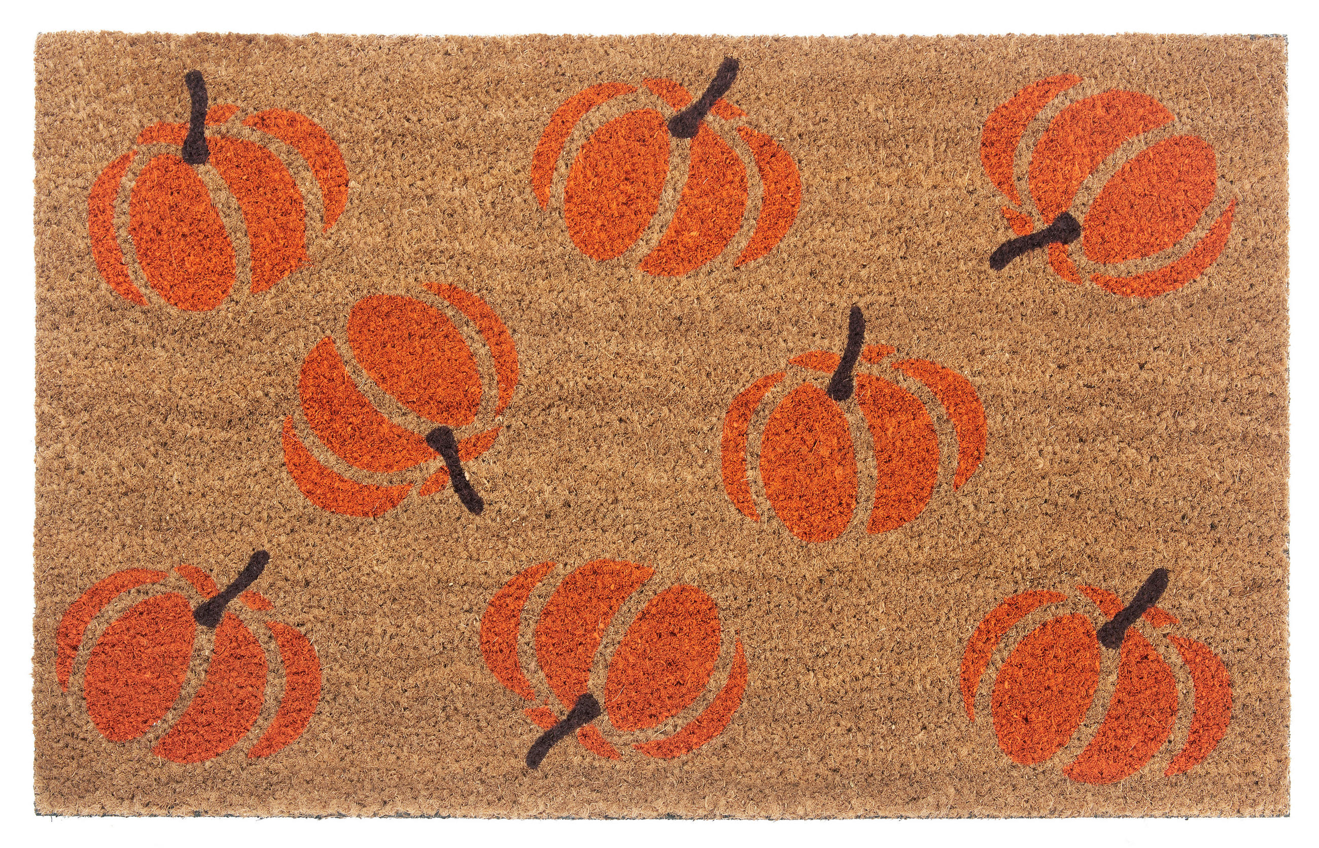 KOKOSMATTE  45/75 cm  Orange, Hellbraun  - Hellbraun/Orange, Basics, Naturmaterialien/Kunststoff (45/75cm) - Hanse Home