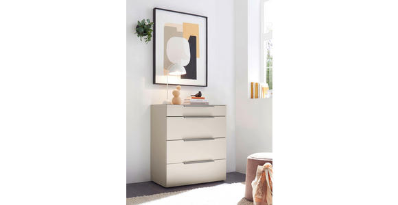 KOMMODE  in 80/78,4/43 cm  - Chromfarben/Champagner, Basics, Glas/Holzwerkstoff (80/78,4/43cm) - Dieter Knoll