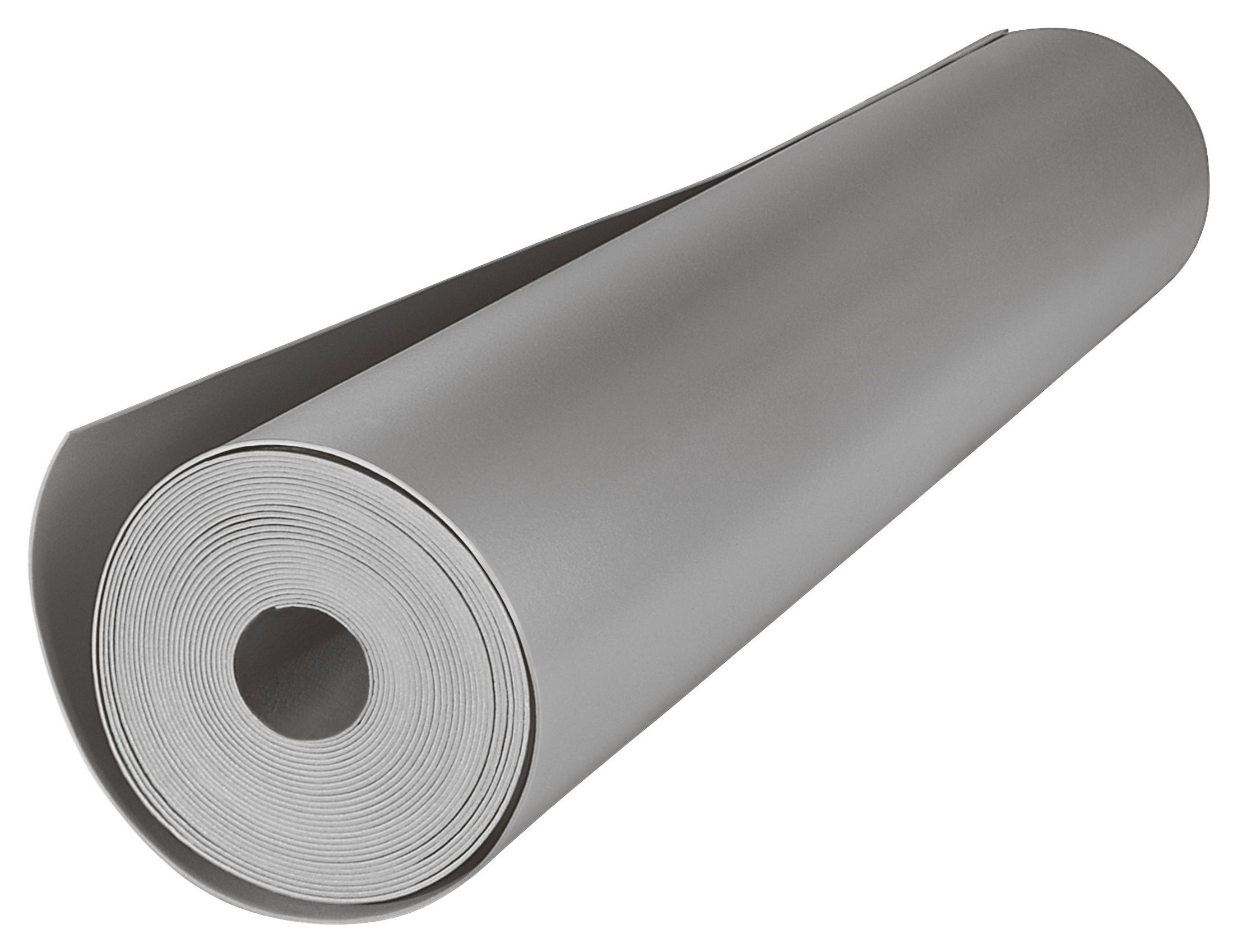 DÄMMUNTERLAGE  - Anthrazit, Basics, Kunststoff (100/1250/0,2cm) - Viscoh