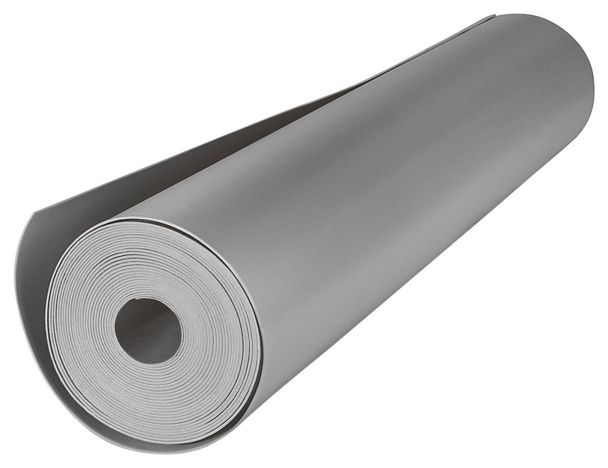 DÄMMUNTERLAGE für Parkett, Laminat  per m² - Anthrazit, Basics, Kunststoff (100/1250/0,2cm) - Viscoh