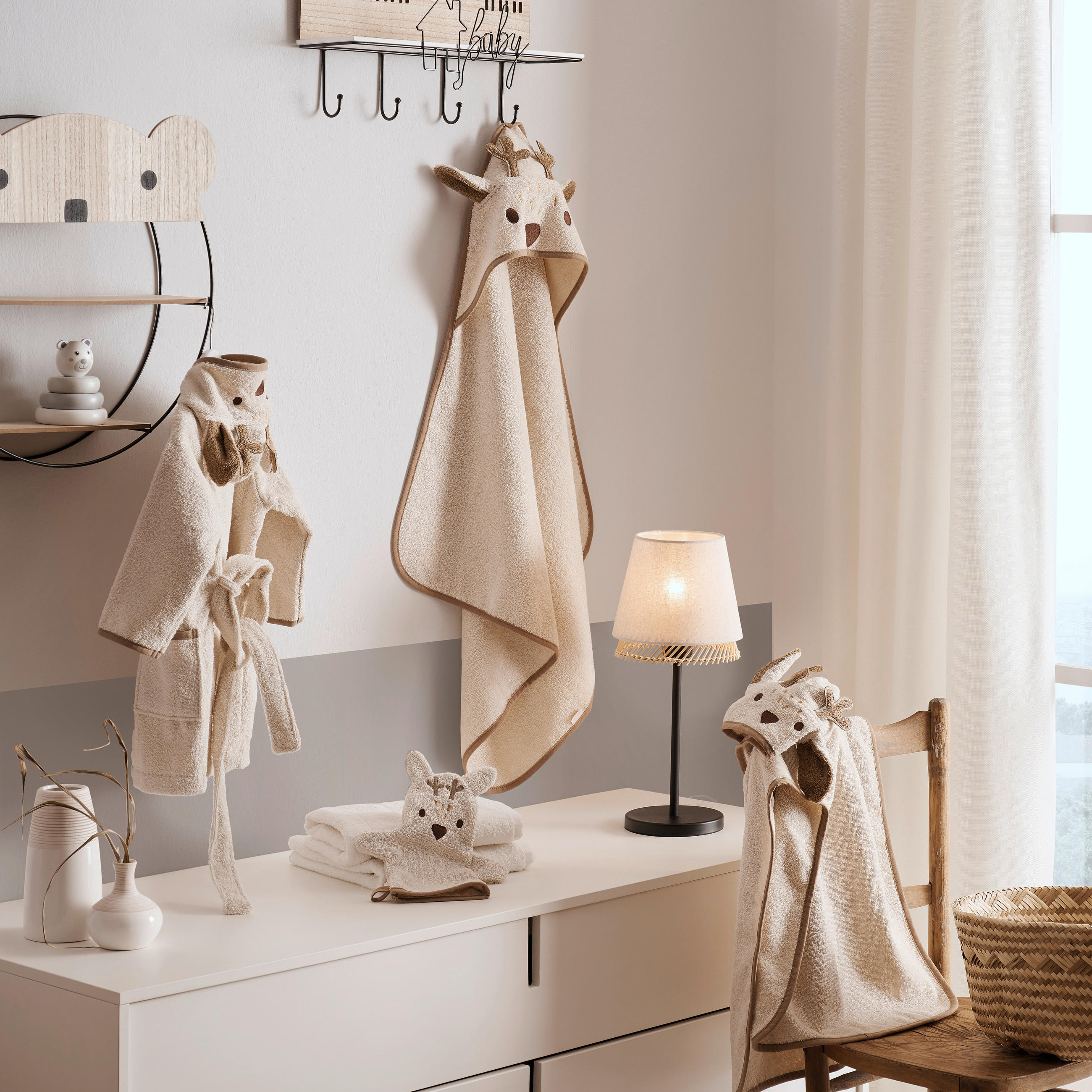 PONCHO    - Creme, Basics, Textil - Patinio