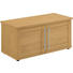 GARDEROBENBANK - Chromfarben/Eichefarben, LIFESTYLE, Holz/Metall (87/45/42cm) - Novel