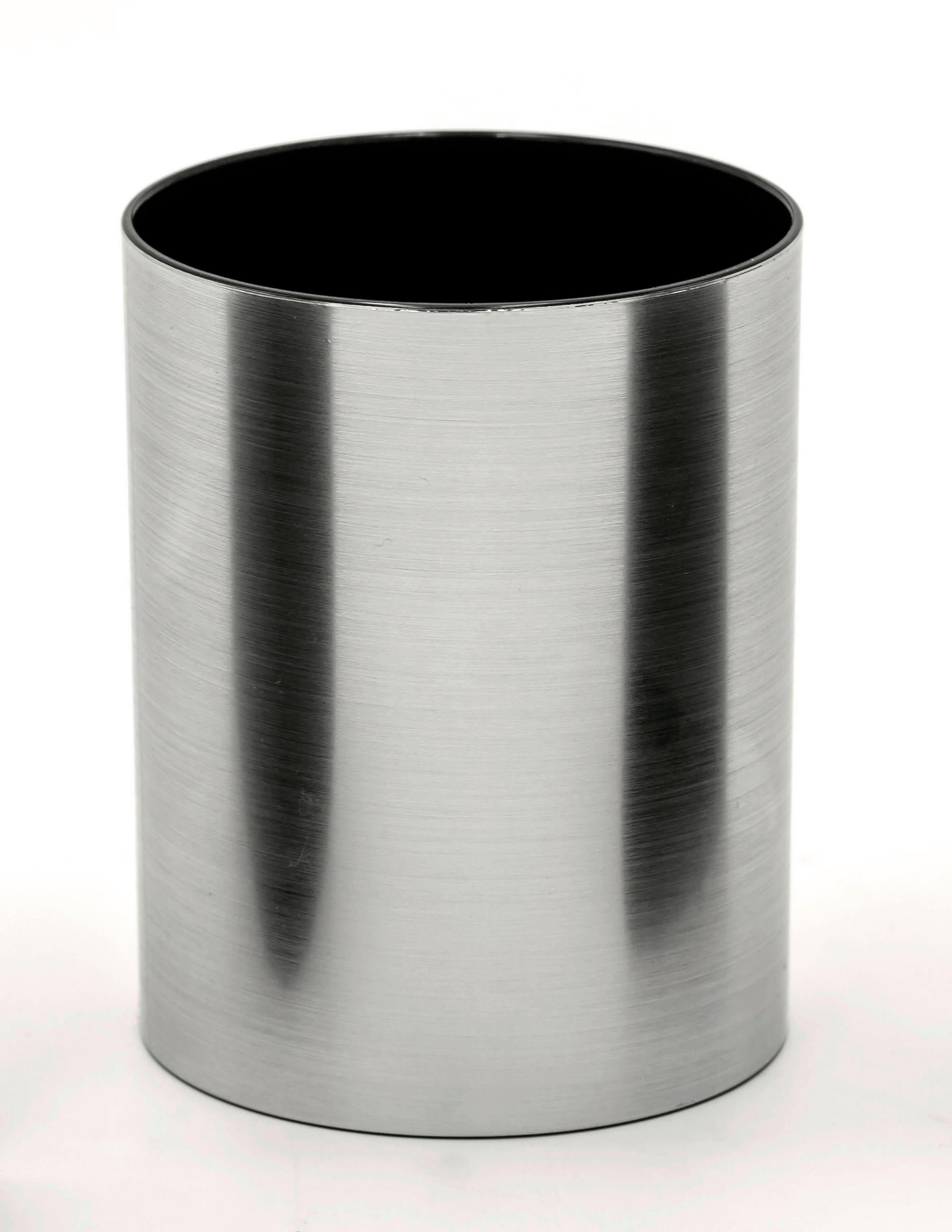 ZAHNPUTZBECHER Kunststoff - Titanfarben, Basics, Kunststoff (7,3/9cm) - Sadena