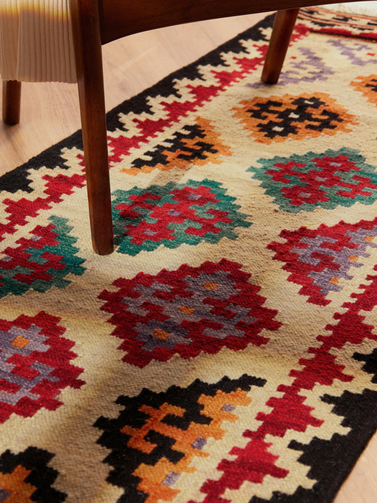 LÄUFER 60/190 cm Kamal  - Multicolor/Creme, Design, Textil (60/190cm)