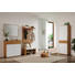 GARDEROBENBANK 88/44/42 cm - Eichefarben/Weiß, Natur, Leder/Holz (88/44/42cm) - Valnatura GARDEROBENBANK 88/44/42 cm - Eichefarben/Weiß, Natur, Leder/Holz (88/44/42cm) - Valnatura