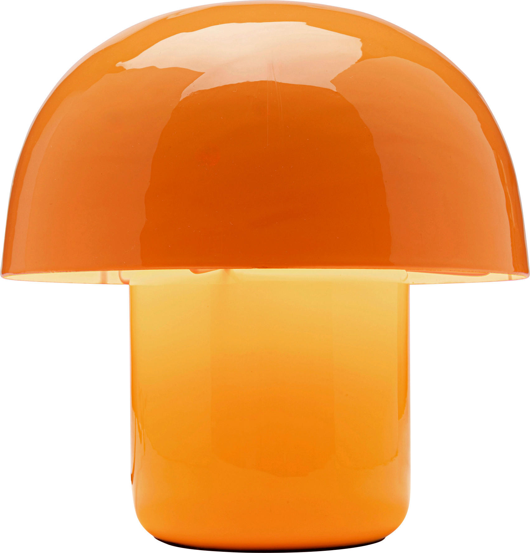 TISCHLEUCHTE Mushroom 20/20/20 cm - Orange, MODERN, Metall (20/20/20cm) - Kare-Design