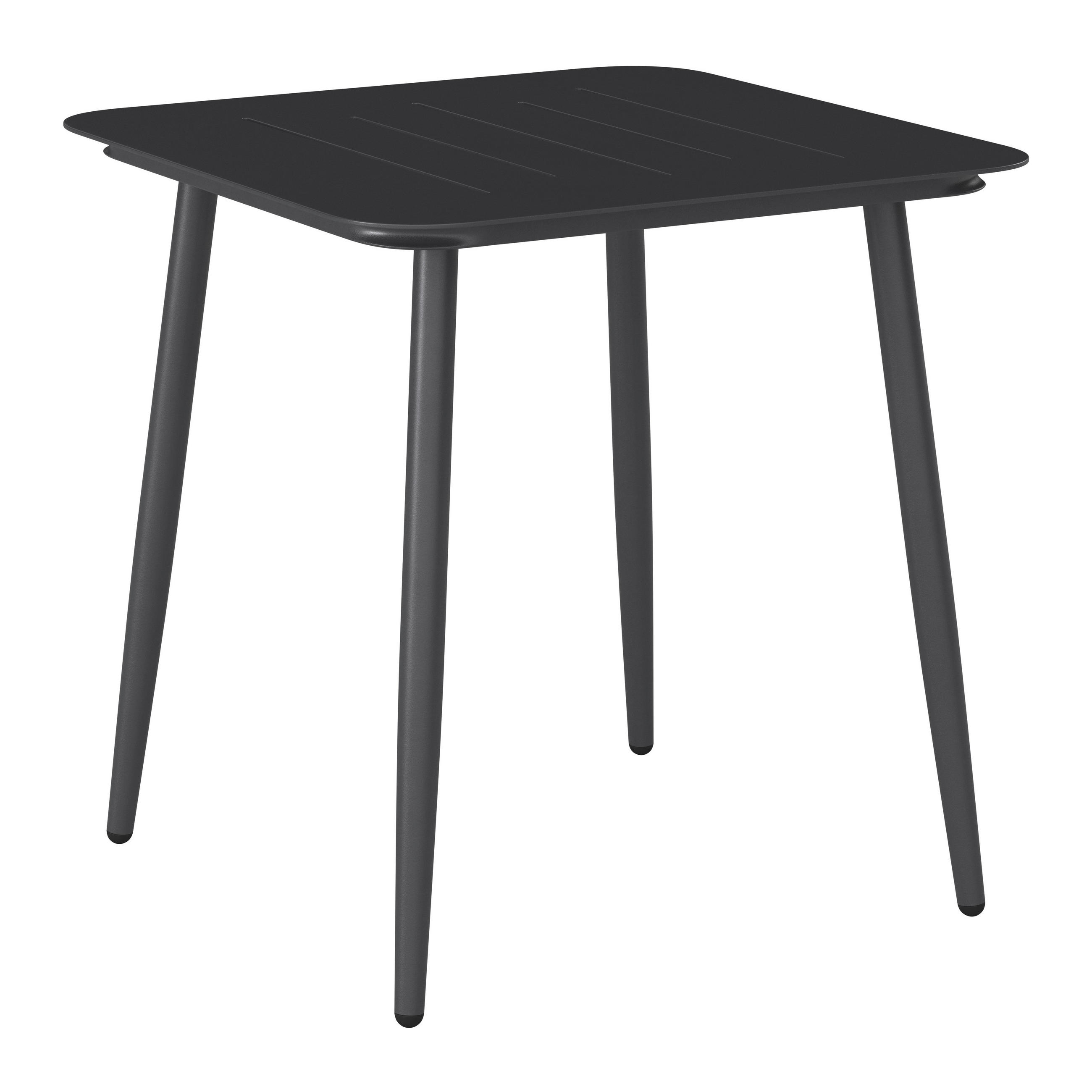 Gartentisch Titan Metall L 74,5 cm