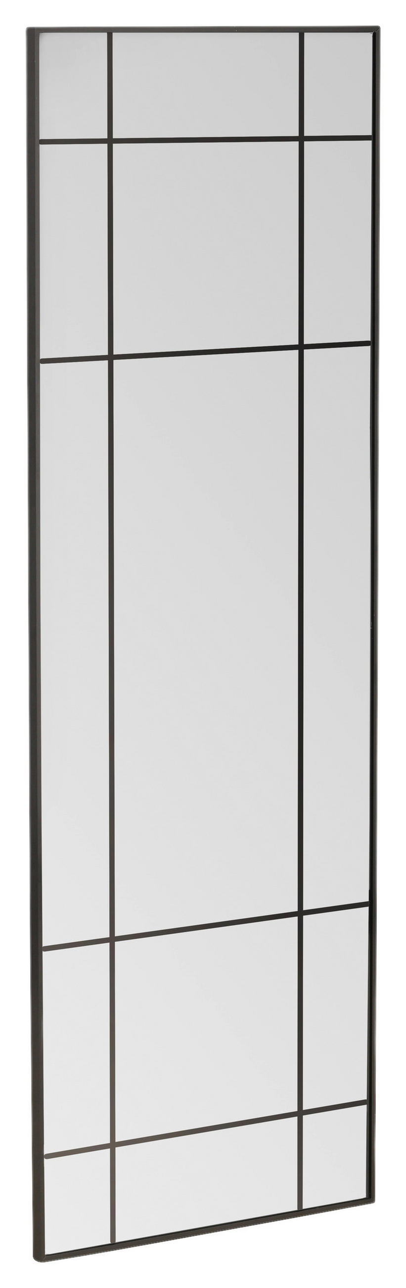 WANDSPIEGEL 90/180/3 cm    in rechteckig  - Schwarz, MODERN, Glas/Metall (90/180/3cm) - P & B