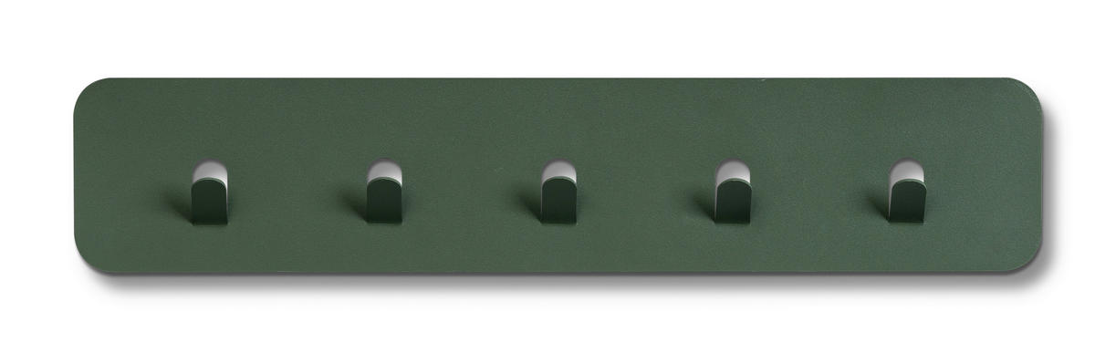 HAKENLEISTE  in Grün  - Grün, Design, Metall (50/10/3cm) - Xora