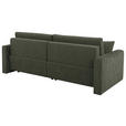 2-SITZER-SOFA in Chenille Dunkelgrau  - Dunkelgrau/Schwarz, KONVENTIONELL, Kunststoff/Textil (233/90/110cm) - Carryhome