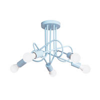 KINDERDECKENLEUCHTE OXFORD 50/50/31 cm   - Pastellblau, LIFESTYLE, Metall (50/50/31cm)