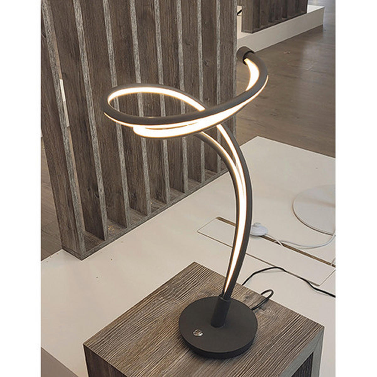 LED-TISCHLEUCHTE - Schwarz, Design, Metall (30/56cm) - Trio Leuchten