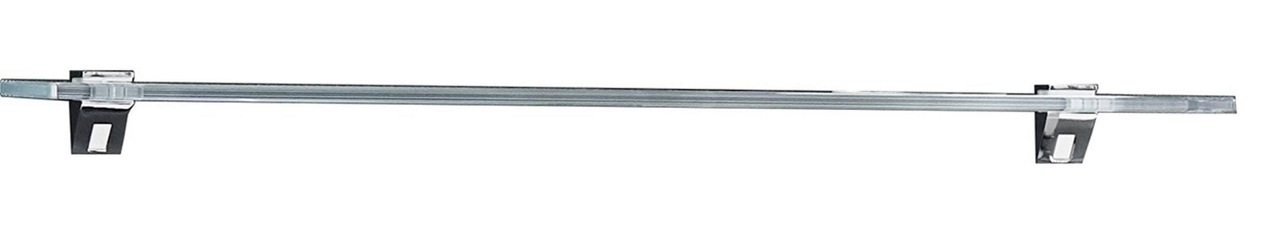 BADEZIMMERREGAL 60/0,8/15 cm  - Klar/Silberfarben, KONVENTIONELL, Glas (60/0,8/15cm) - Novel