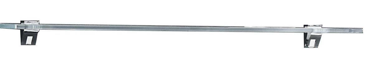 BADEZIMMERREGAL 60/0,8/15 cm  - Klar/Silberfarben, KONVENTIONELL, Glas (60/0,8/15cm) - Novel
