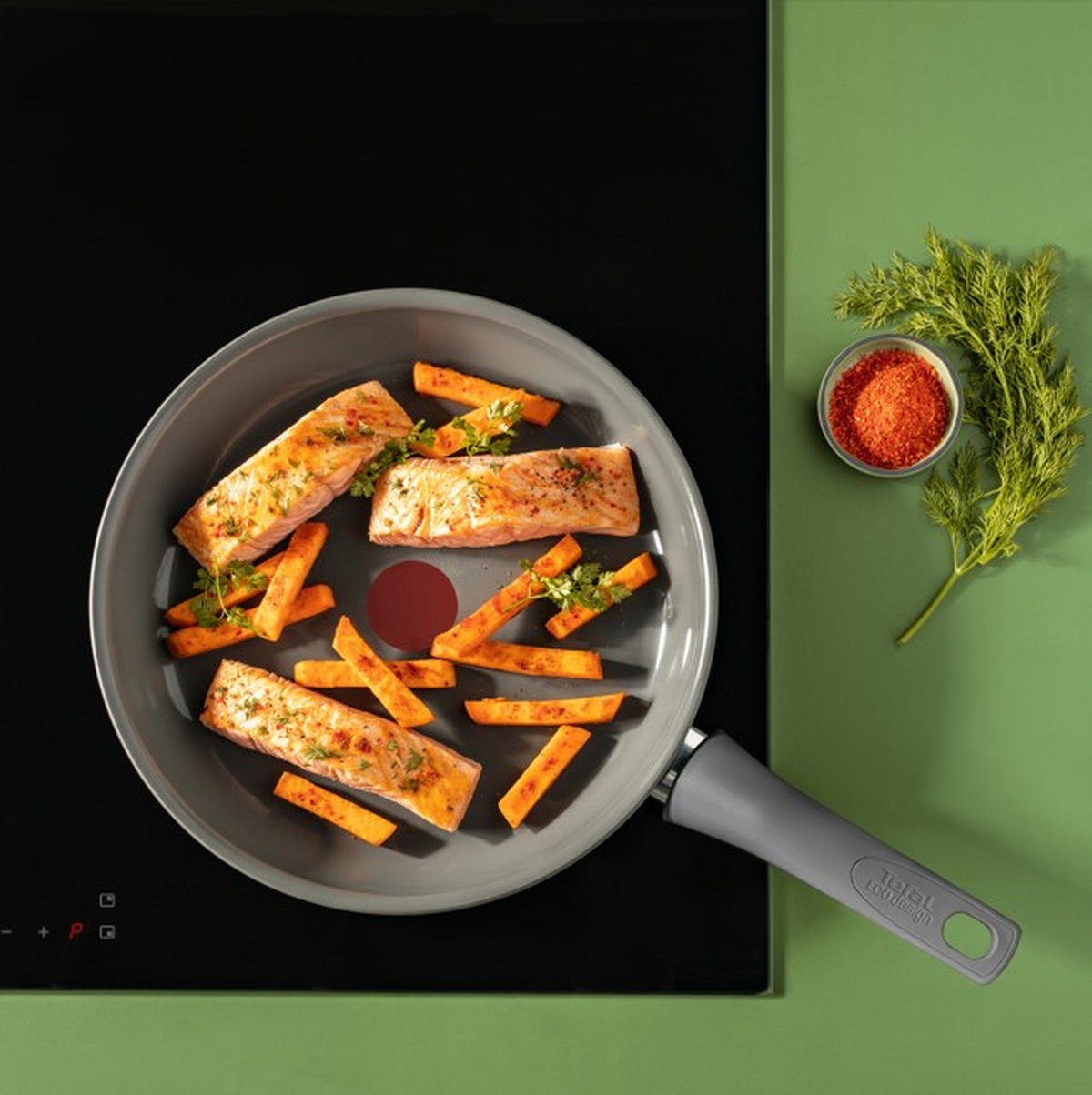 PFANNE Keramikbeschichtung  - Weiß, Basics, Metall (47,4/29,8/7,5cm) - Tefal