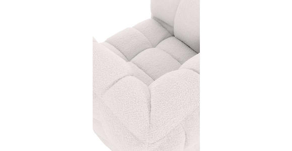 SESSEL in Flachgewebe Weiß  - Schwarz/Weiß, KONVENTIONELL, Textil/Metall (97/71/87cm) - Carryhome