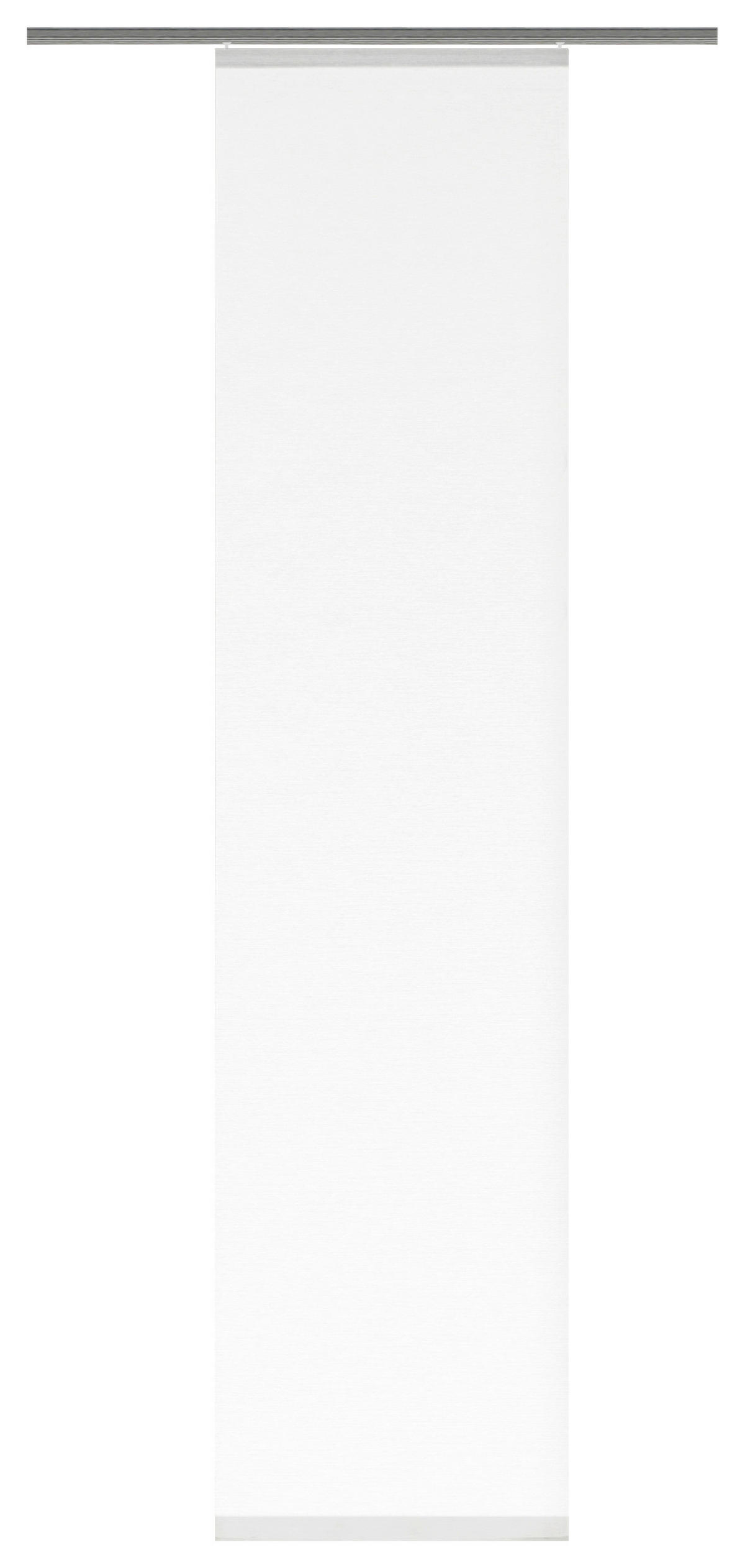 FLÄCHENVORHANG ROM, WEISS     60/245 cm  - Weiß, Basics, Textil (60/245cm)